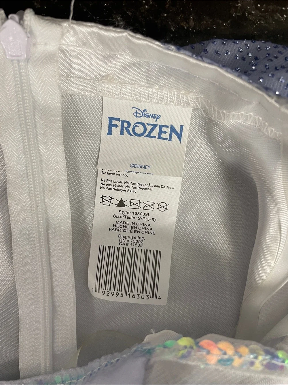 Frozen 2 Elsa Dress 7/8